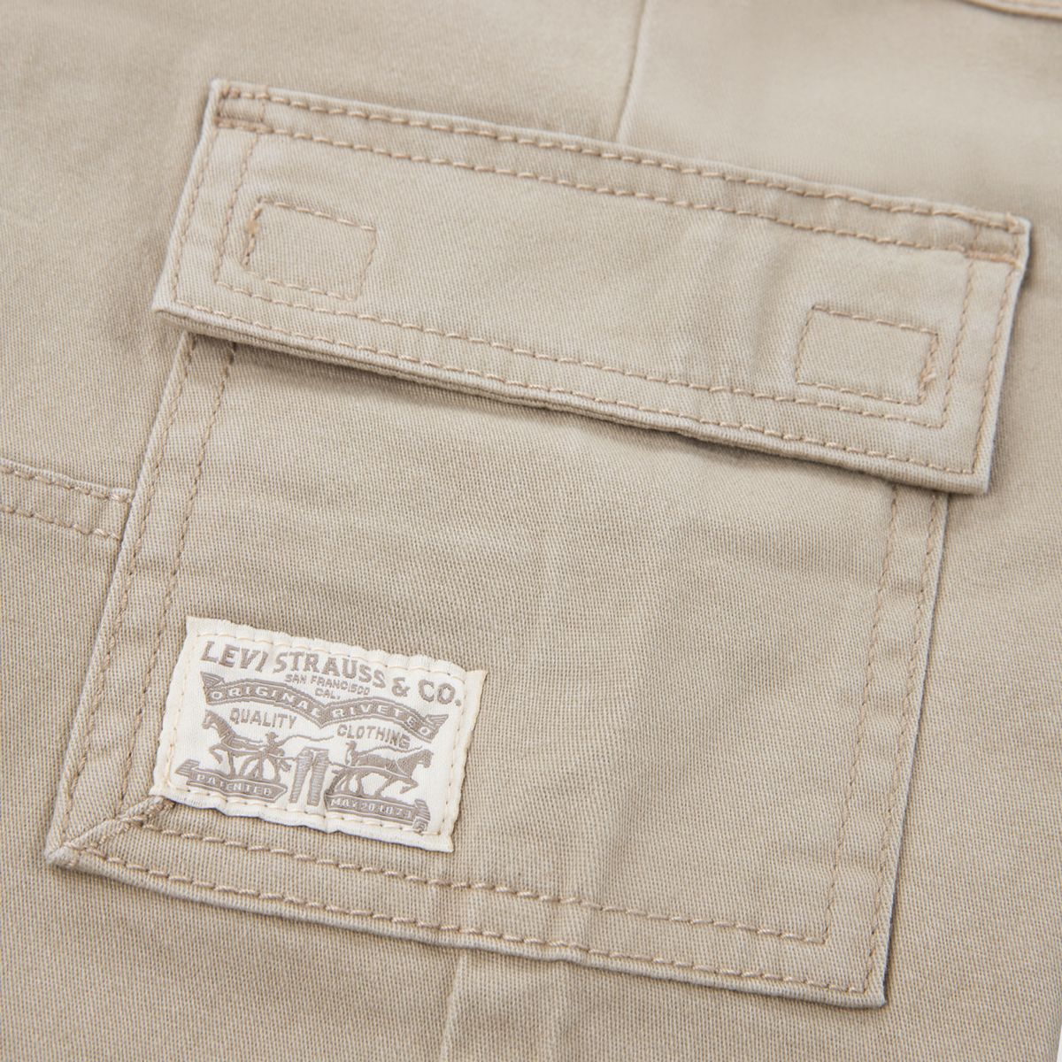 Relaxed Cargo Joggers Little Boys 4-7 — True Chino - Brown
