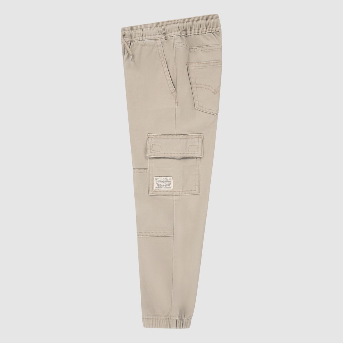 Relaxed Cargo Joggers Little Boys 4-7 — True Chino - Brown