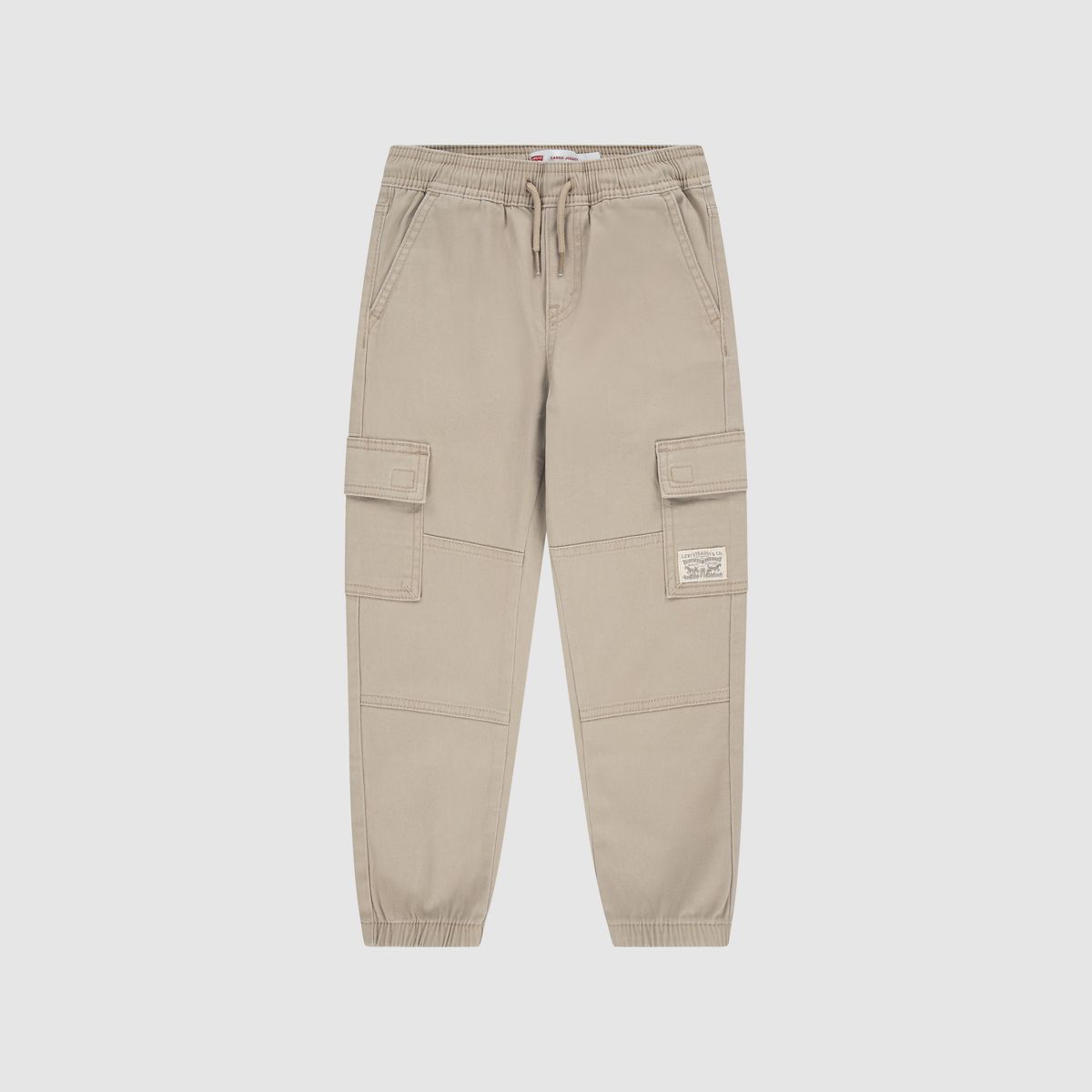 Relaxed Cargo Joggers Little Boys 4-7 — True Chino - Brown