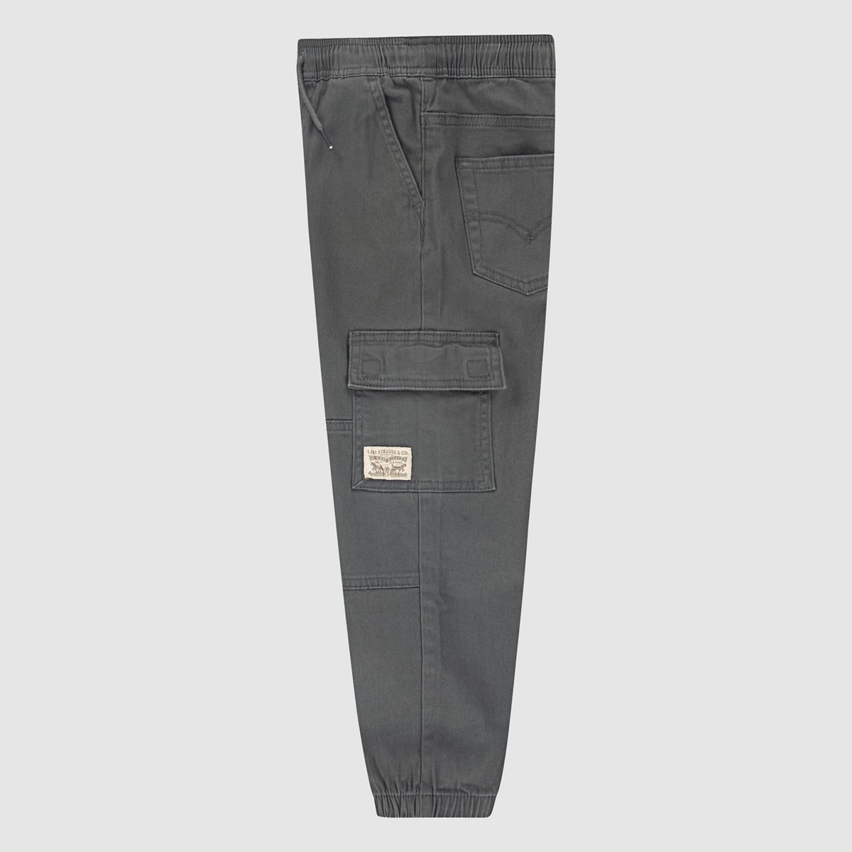 Relaxed Cargo Joggers Little Boys 4-7 — Revolver Grey - Grey