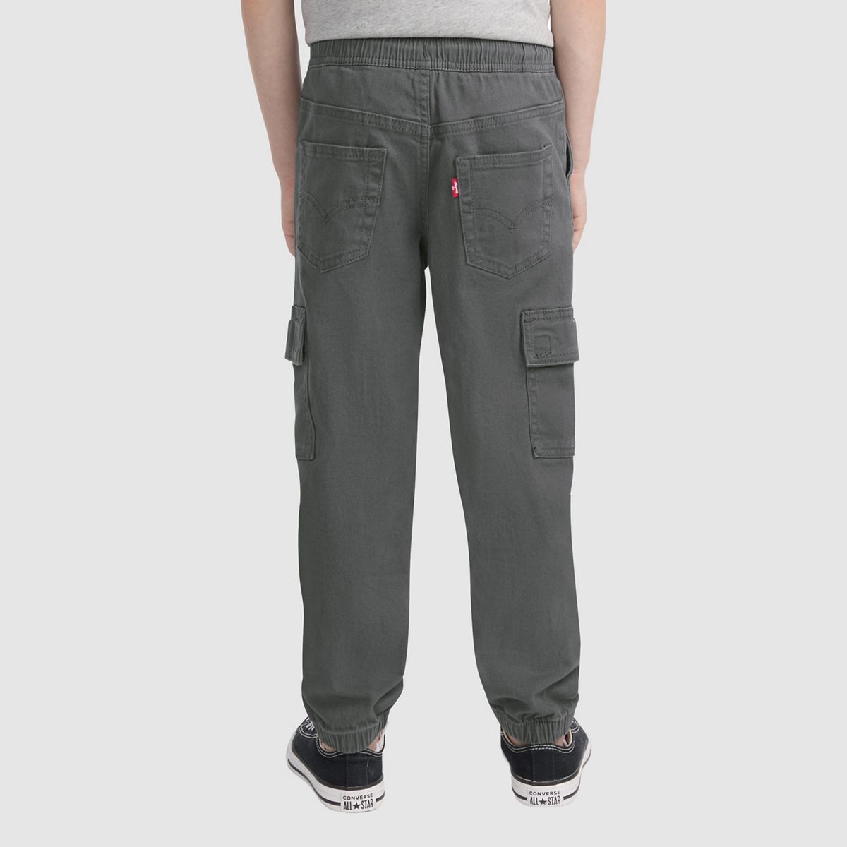 Relaxed Cargo Joggers Little Boys 4-7 — Revolver Grey - Grey