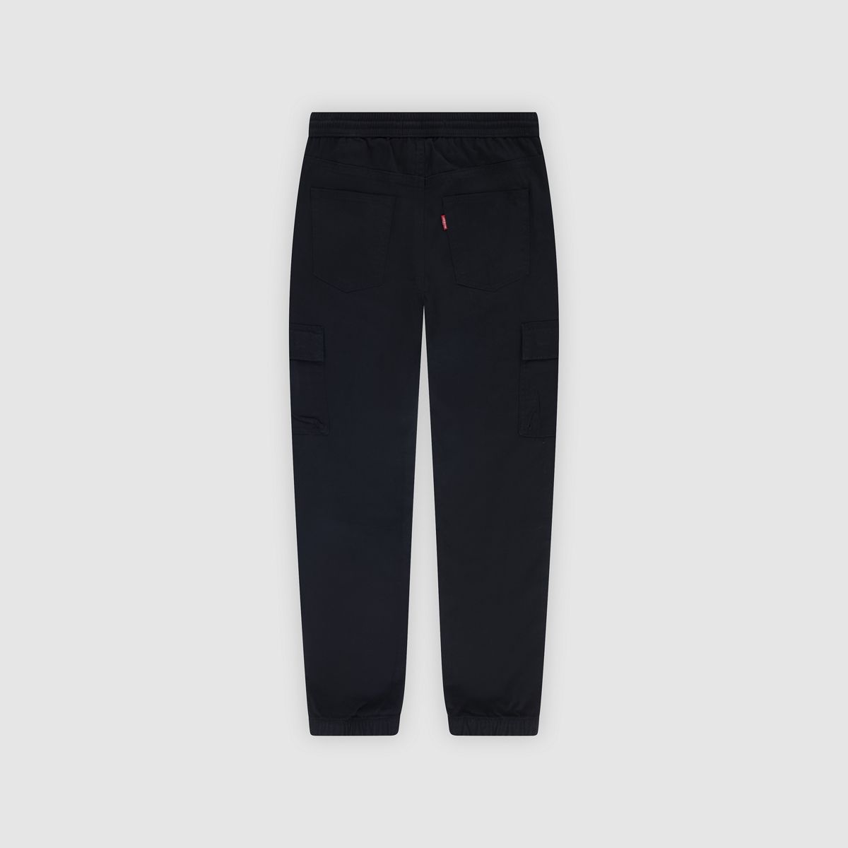 Relaxed Cargo Joggers Big Boys 8-20 — Black