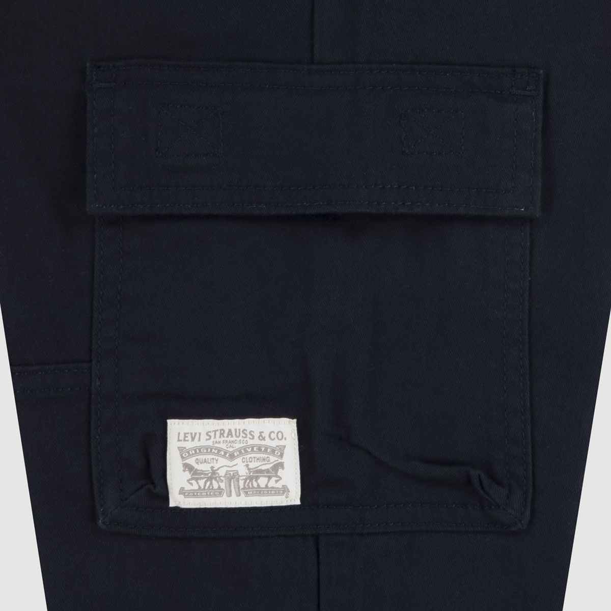 Relaxed Cargo Joggers Big Boys 8-20 — Black