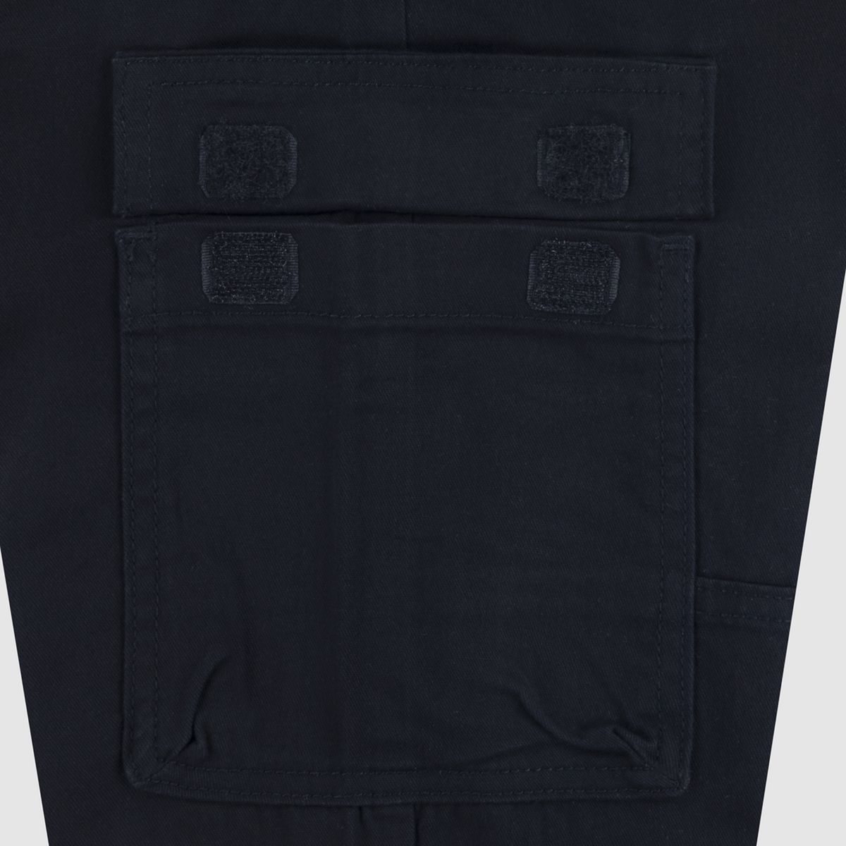 Relaxed Cargo Joggers Big Boys 8-20 — Black