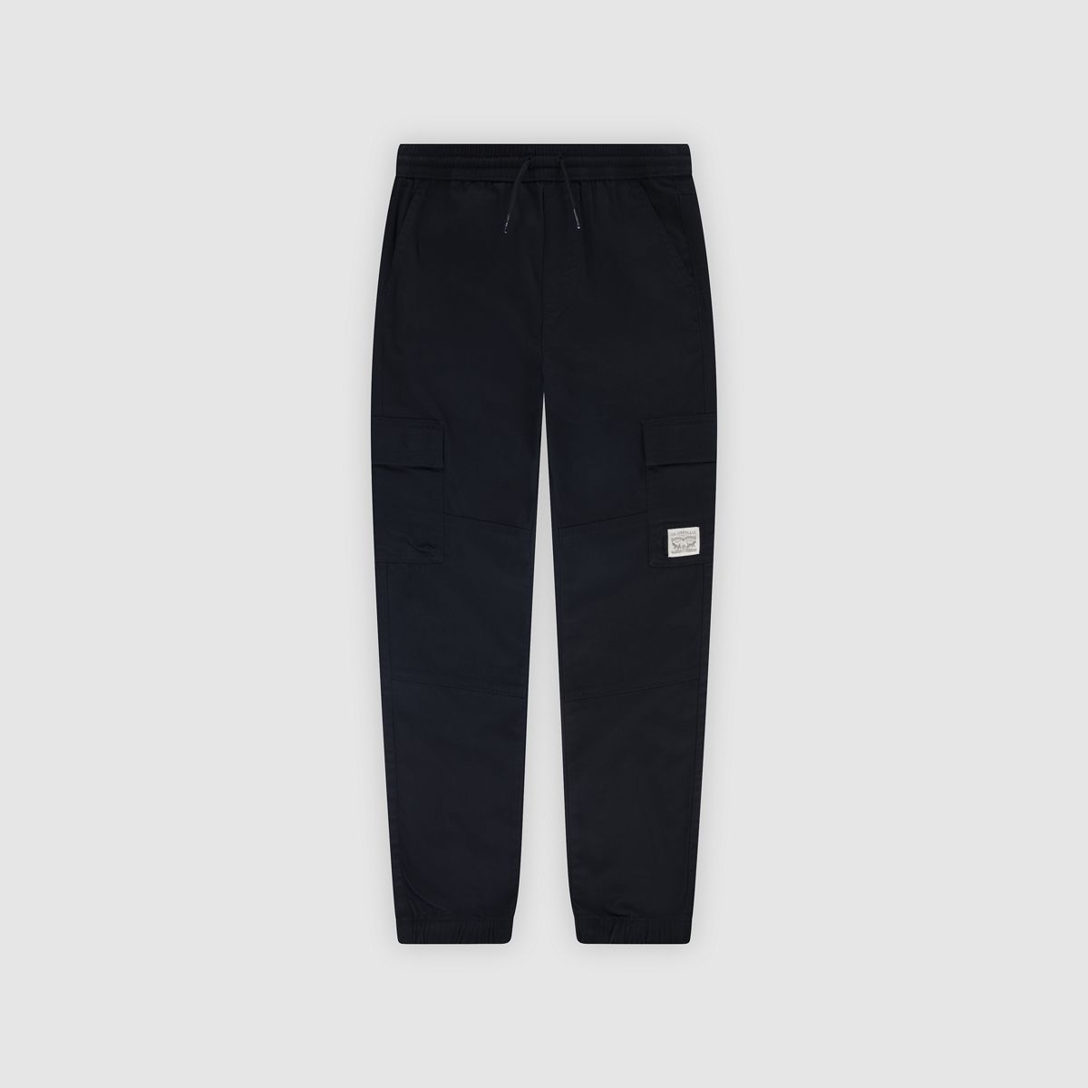 Relaxed Cargo Joggers Big Boys 8-20 — Black