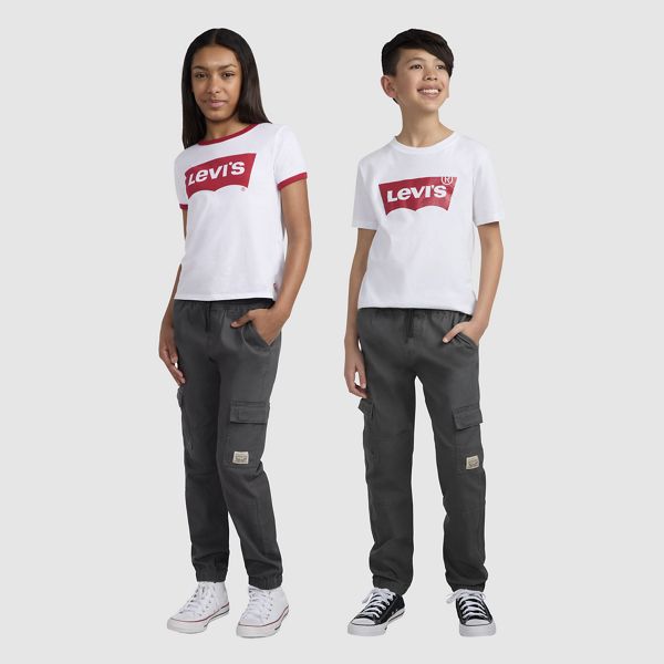 Relaxed Cargo Joggers Big Boys 8-20 — Grey