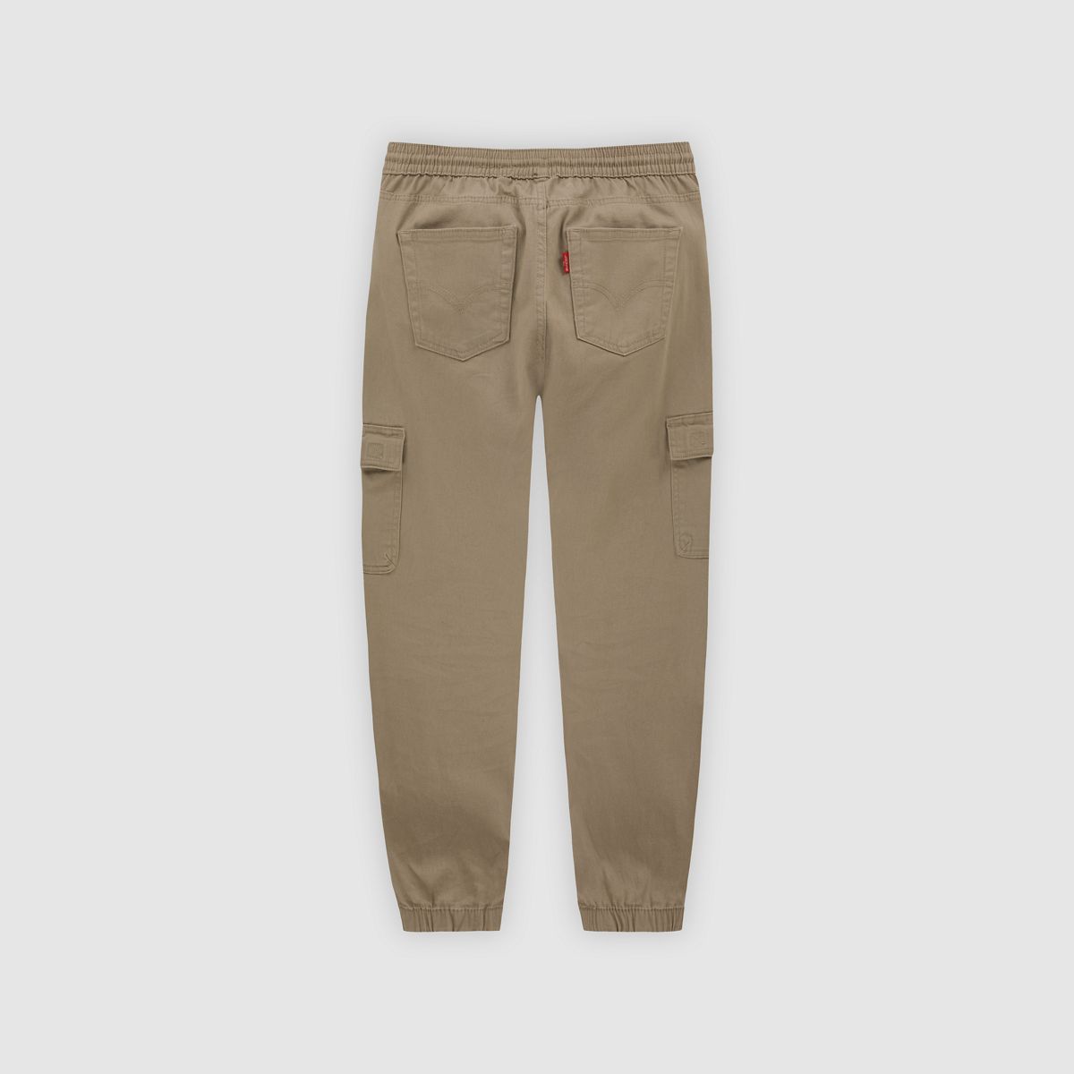 Relaxed Cargo Joggers Big Boys 8-20 — True Chino - Brown