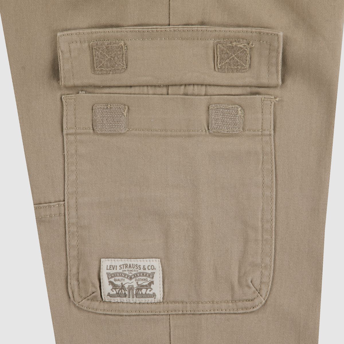Relaxed Cargo Joggers Big Boys 8-20 — True Chino - Brown