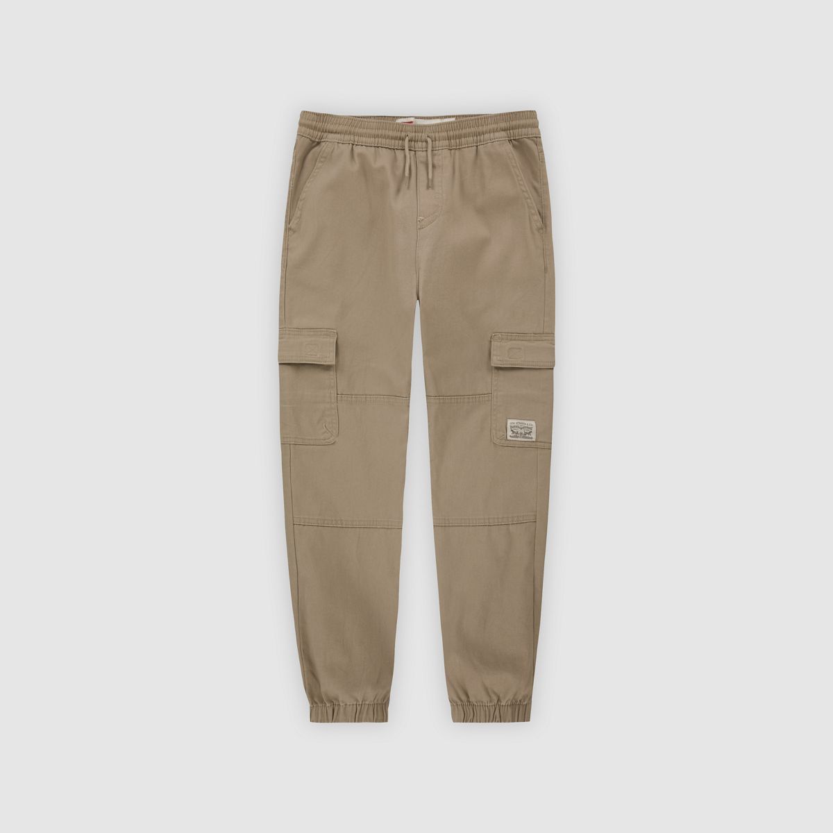 Relaxed Cargo Joggers Big Boys 8-20 — True Chino - Brown