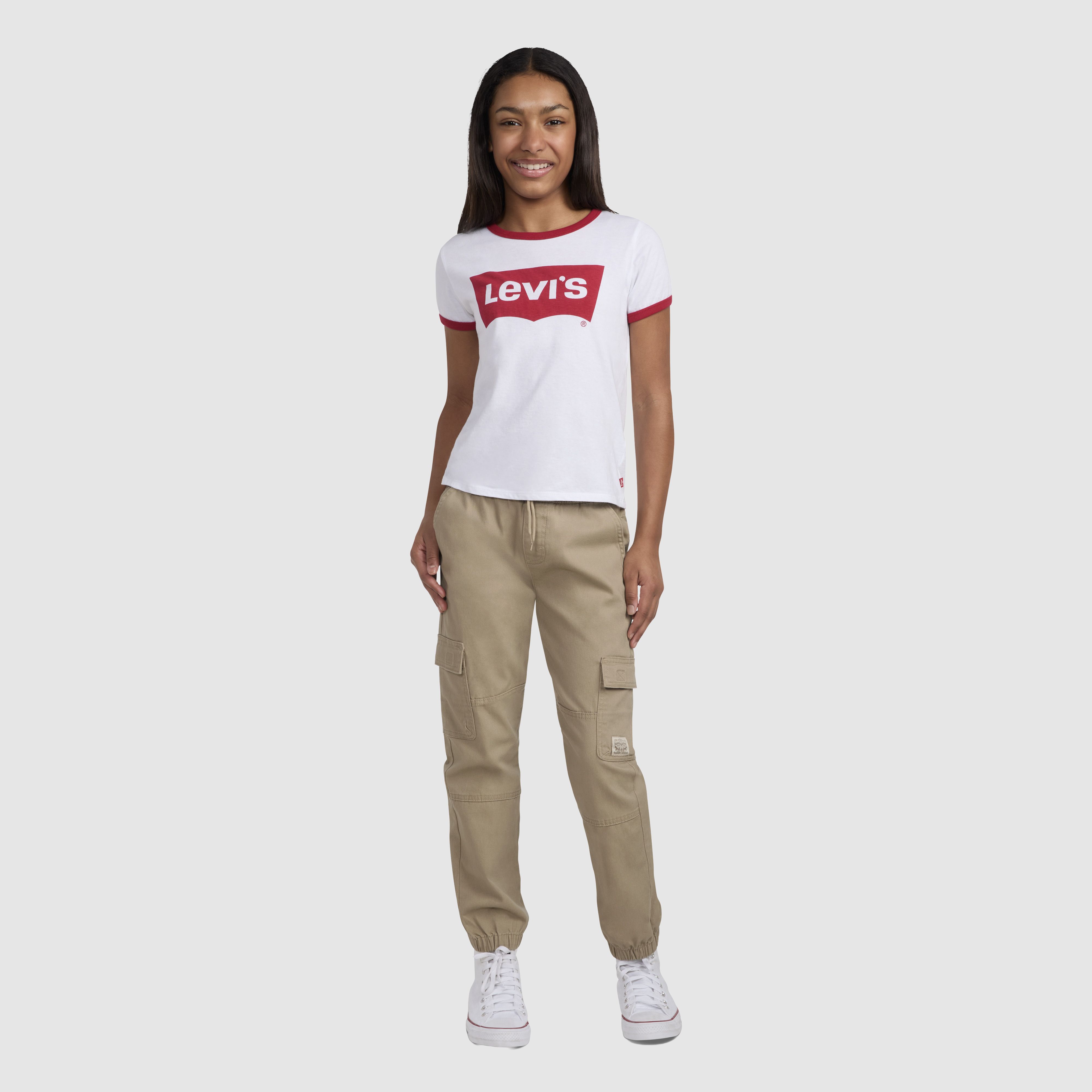 Relaxed Cargo Joggers Big Boys 8-20 5