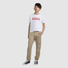Relaxed Cargo Joggers Big Boys 8-20 — True Chino - Brown 2