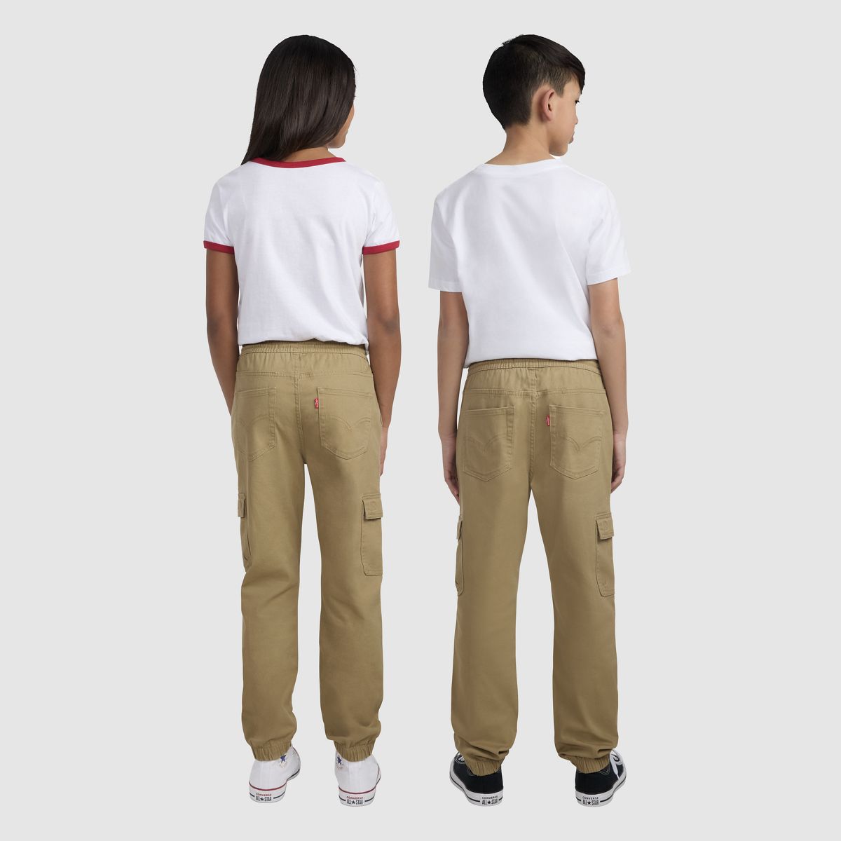 Relaxed Cargo Joggers Big Boys 8-20 — Harvest Gold - Brown