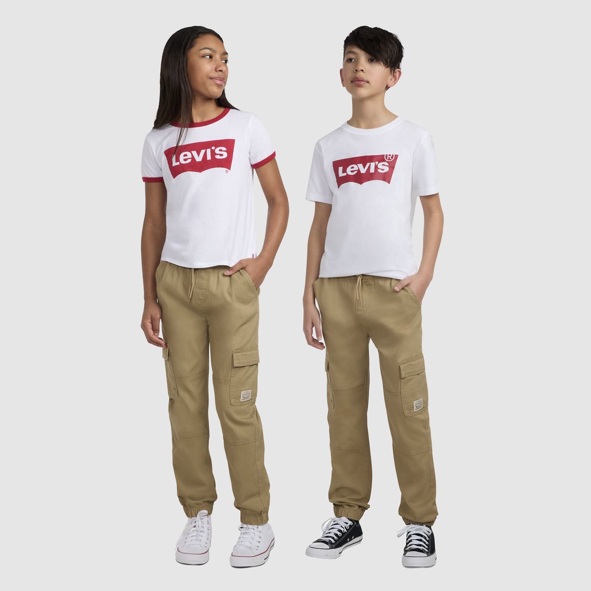 Relaxed Cargo Joggers Big Boys 8-20 — Harvest Gold - Brown