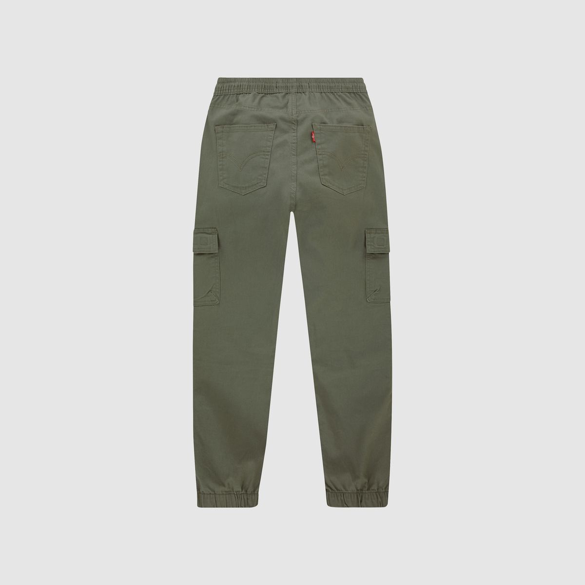 Relaxed Cargo Joggers Big Boys 8-20 — Dusty Olive - Green