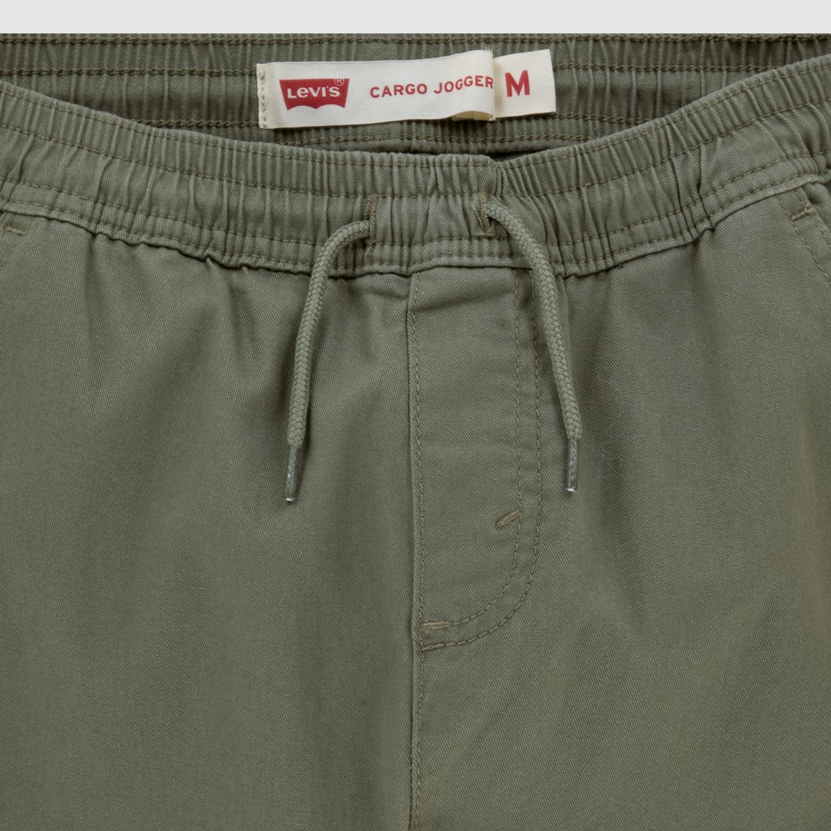 Relaxed Cargo Joggers Big Boys 8-20 — Dusty Olive - Green