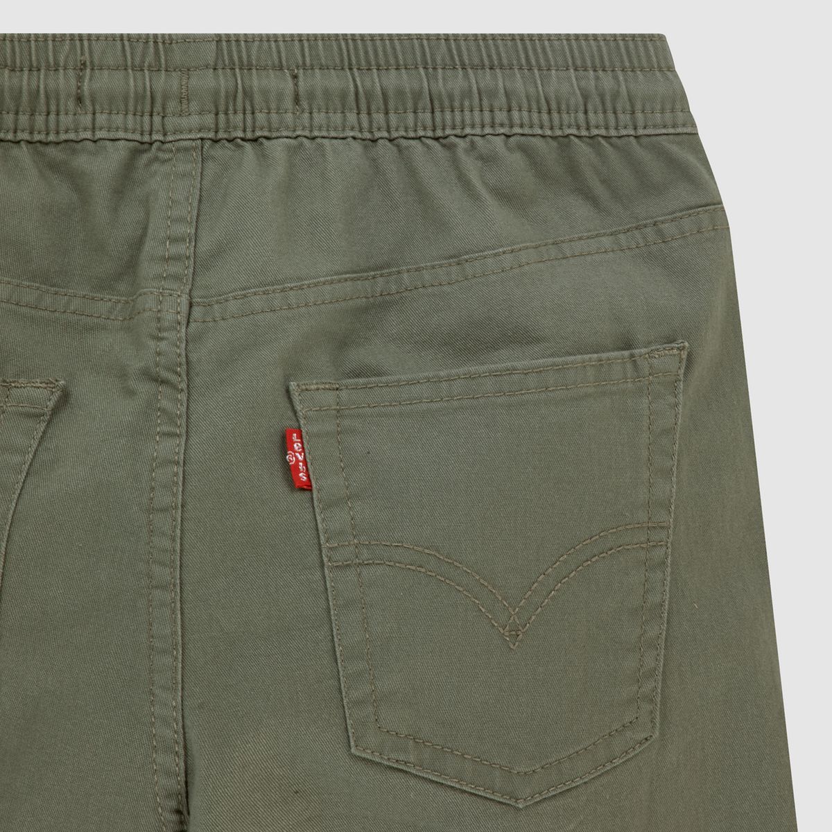Relaxed Cargo Joggers Big Boys 8-20 — Dusty Olive - Green