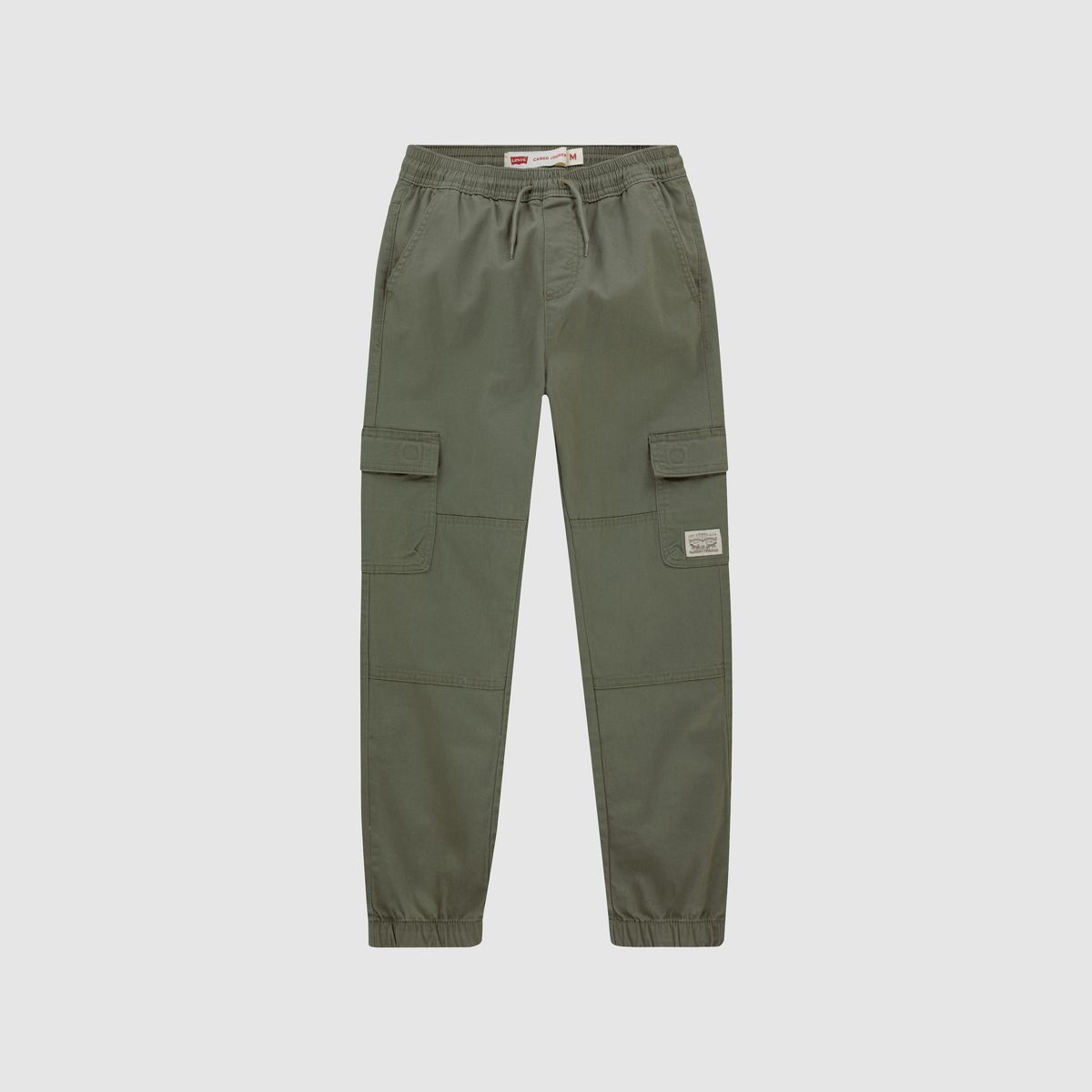 Relaxed Cargo Joggers Big Boys 8-20 — Dusty Olive - Green