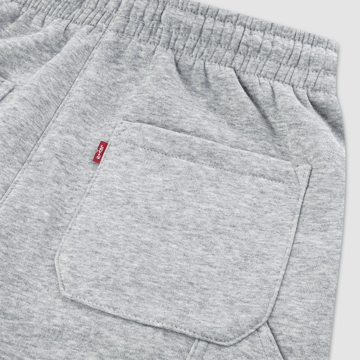 Pull-On Utility Pants Little Boys 4-7 — Grey Heather - Charcoal