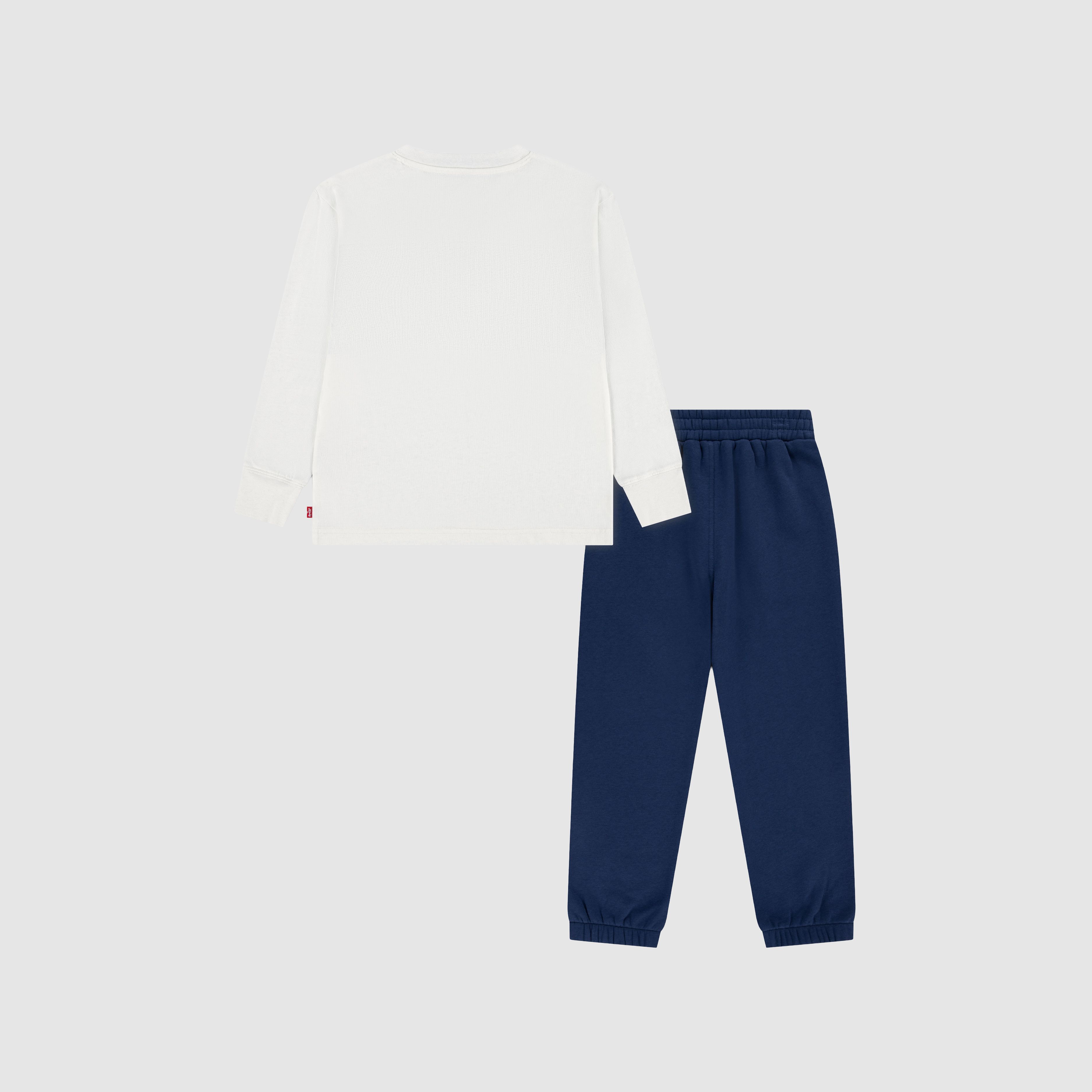 Longsleeve & Fleece Pants Set Little Boys 4-7 2