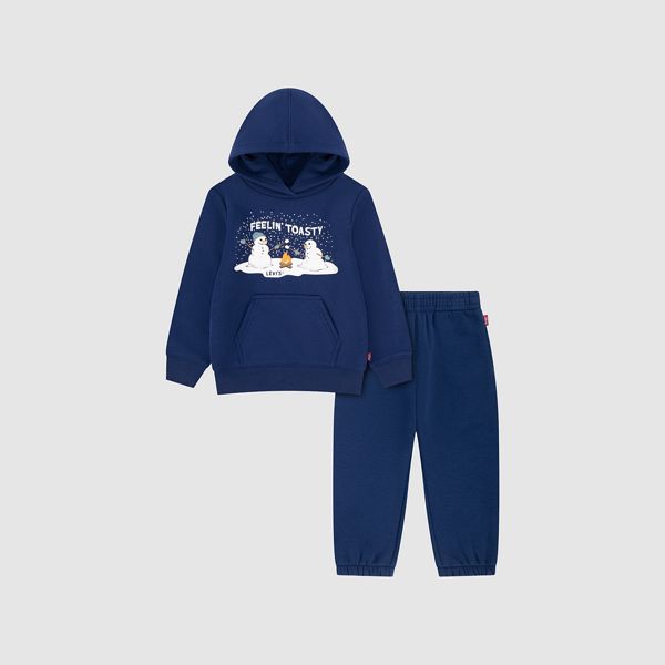 Pull-On Utility Pants Little Boys 4-7 — Medieval Blue - Blue
