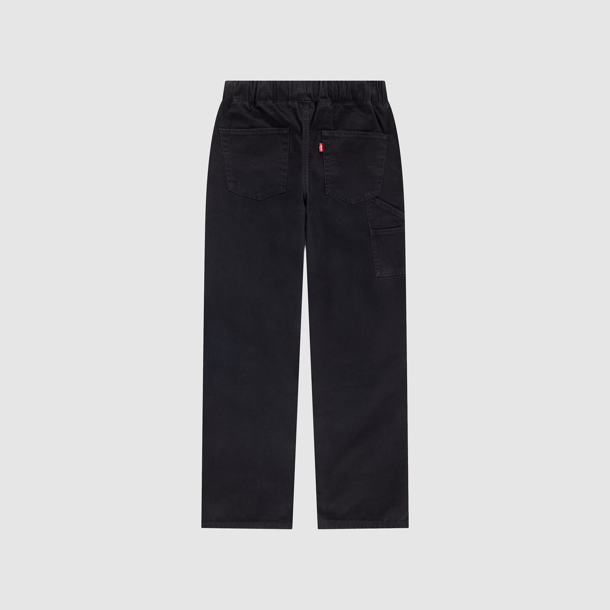 Pull-On Utility Pants Little Boys 4-7 — Jet Black - Black