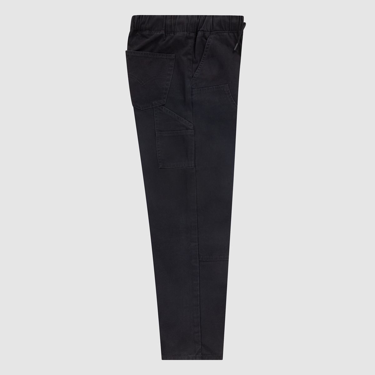 Pull-On Utility Pants Little Boys 4-7 — Jet Black - Black