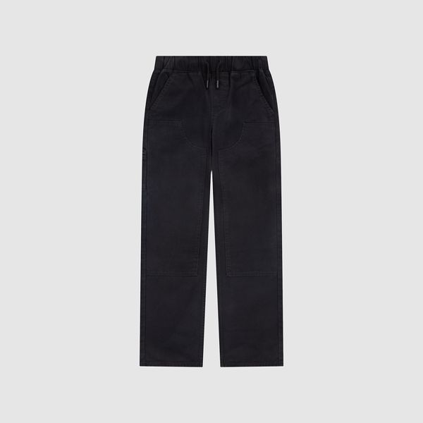 Pull-On Utility Pants Little Boys 4-7 — Jet Black - Black