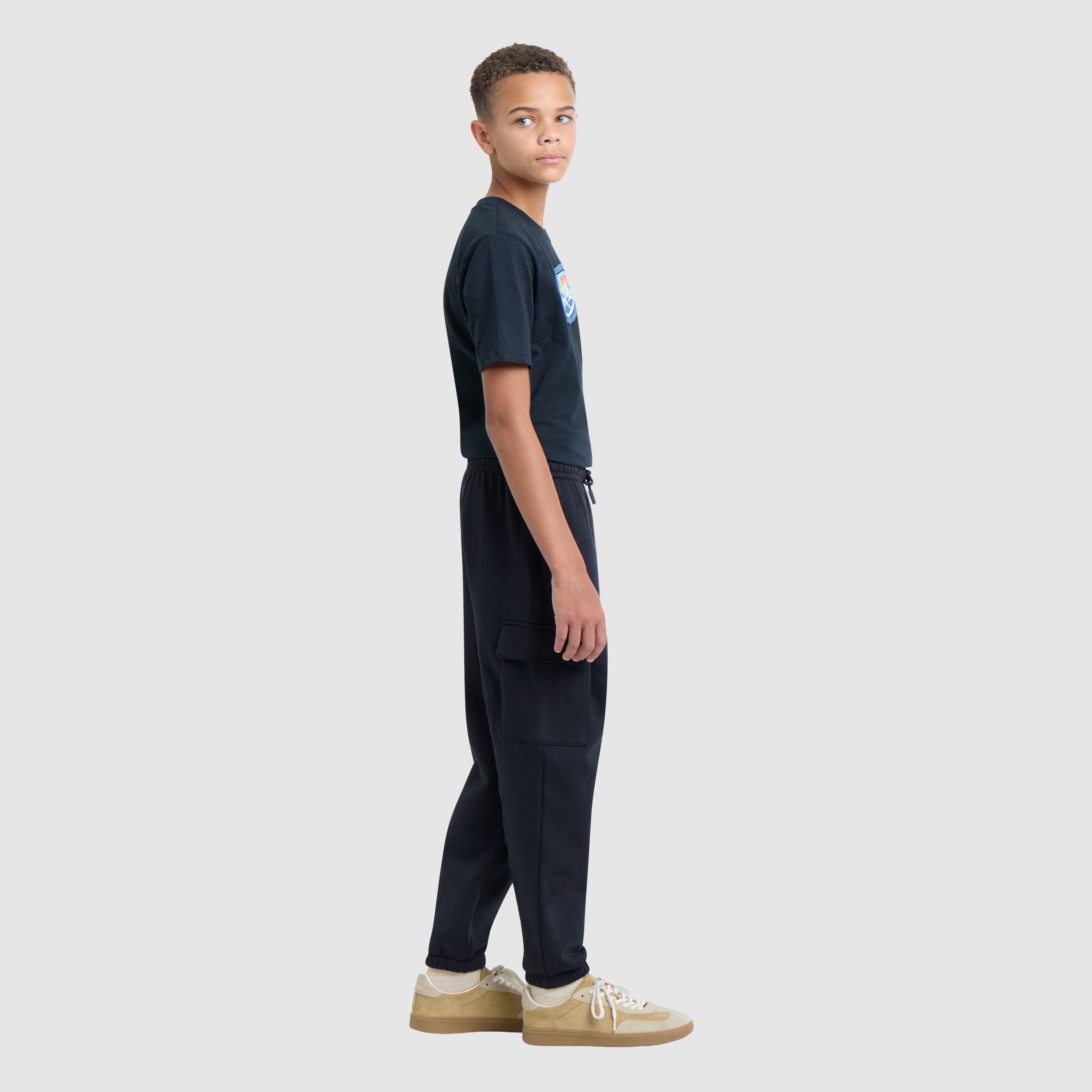 Two Horse Baggy Cargo Joggers Big Boys 8-20 3