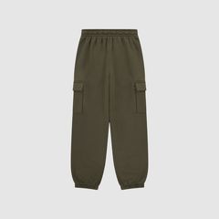 Pull-On Utility Pants Little Boys 4-7 — Olive Night - Green 2
