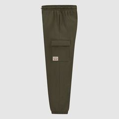 Pull-On Utility Pants Little Boys 4-7 — Olive Night - Green 3