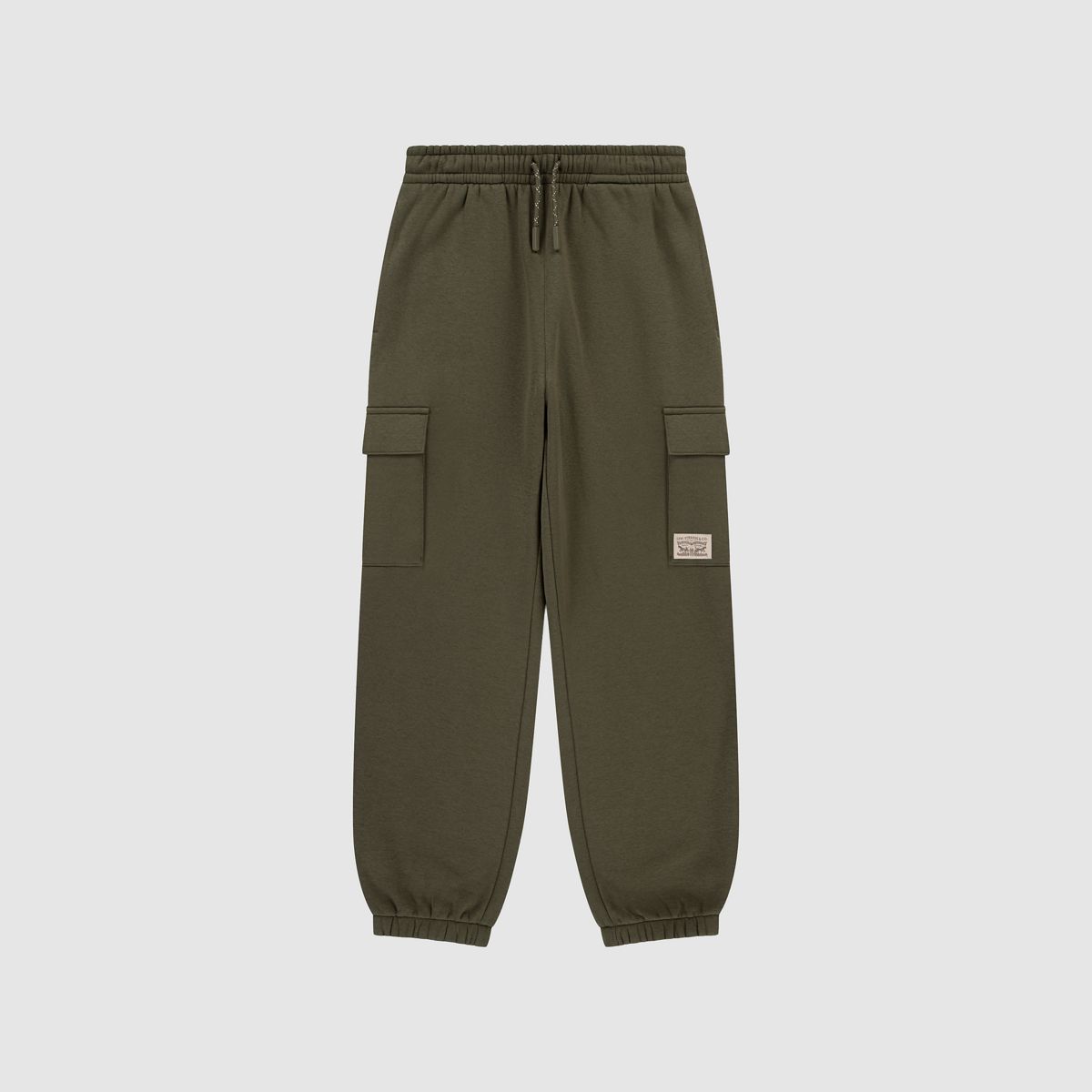 Pull-On Utility Pants Little Boys 4-7 — Olive Night - Green