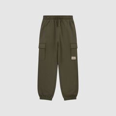 Pull-On Utility Pants Little Boys 4-7 — Olive Night - Green 1