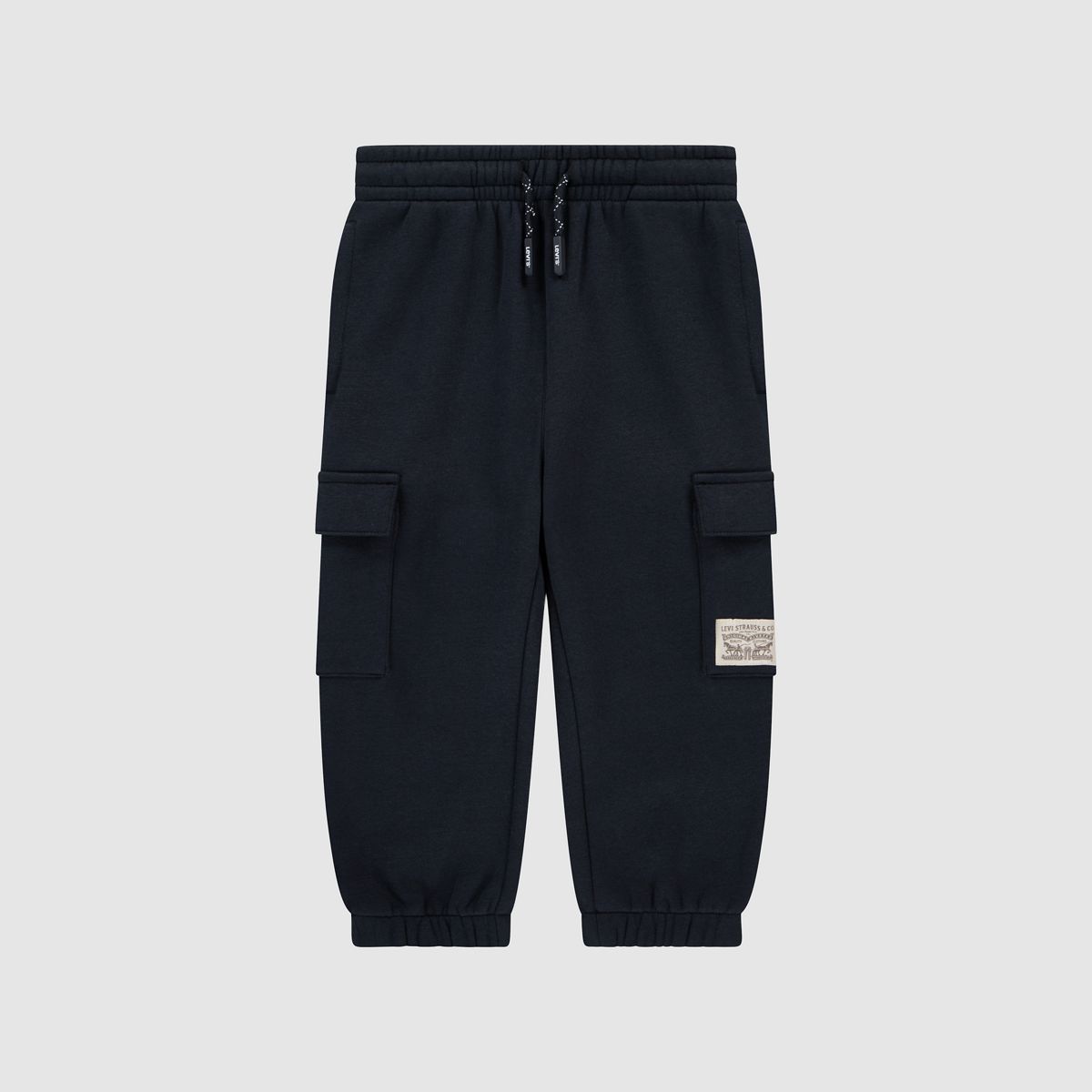 Pull-On Utility Pants Little Boys 4-7 — Jet Black - Black
