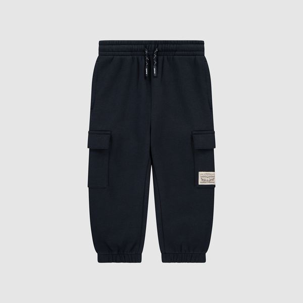 Pull-On Utility Pants Little Boys 4-7 — Jet Black - Black