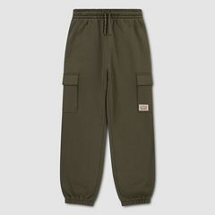 Pull-On Utility Pants Little Boys 4-7 — Olive Night - Green 1