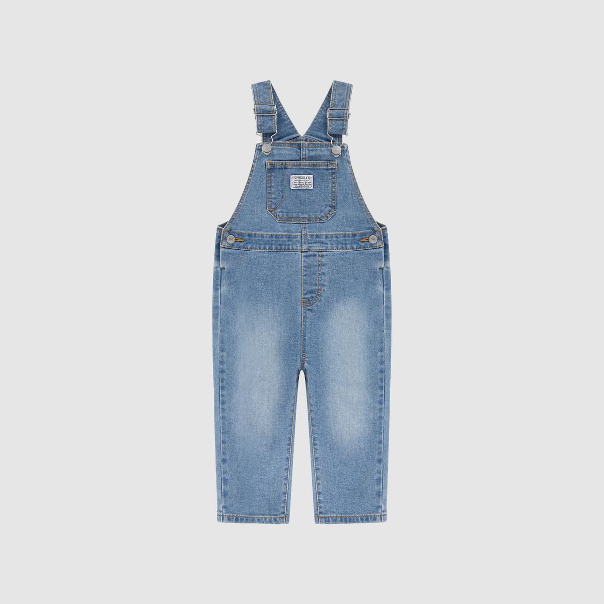 Denim Overalls Toddler Boys 2T-4T — Basil Sky - Medium Wash
