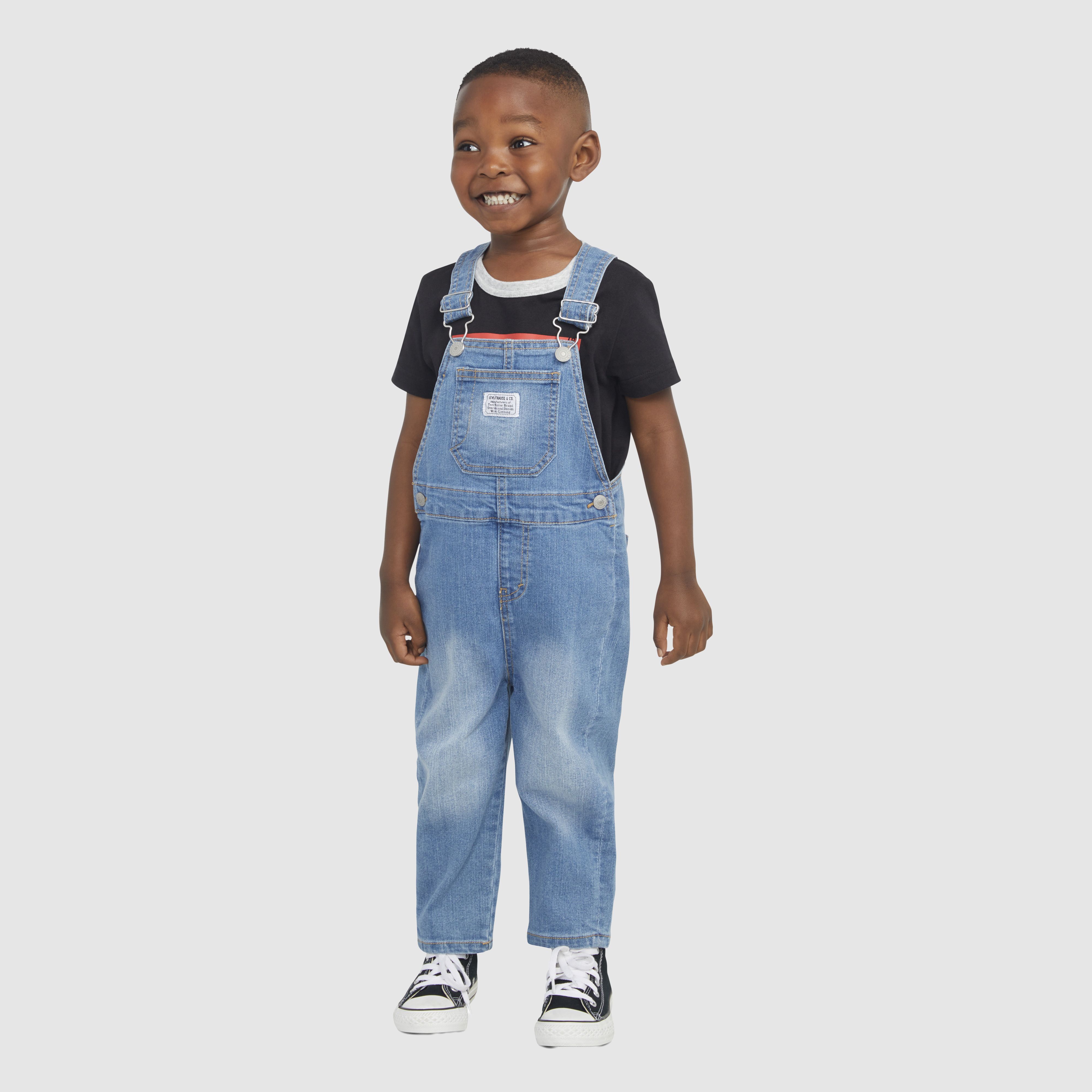 Denim Overalls Toddler Boys 2T-4T 1