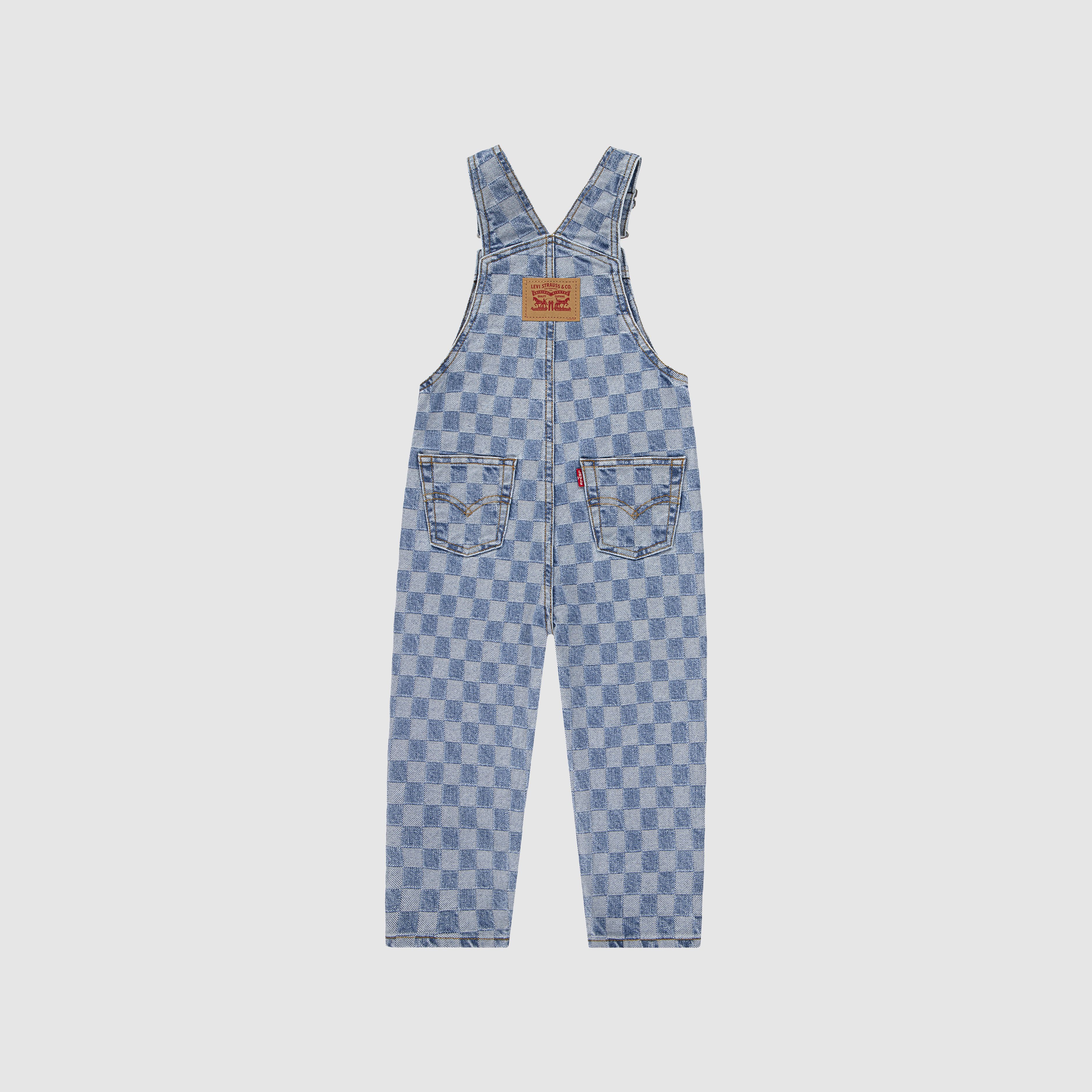 Textured Denim Overall Toddler Boys 2T-4T 5