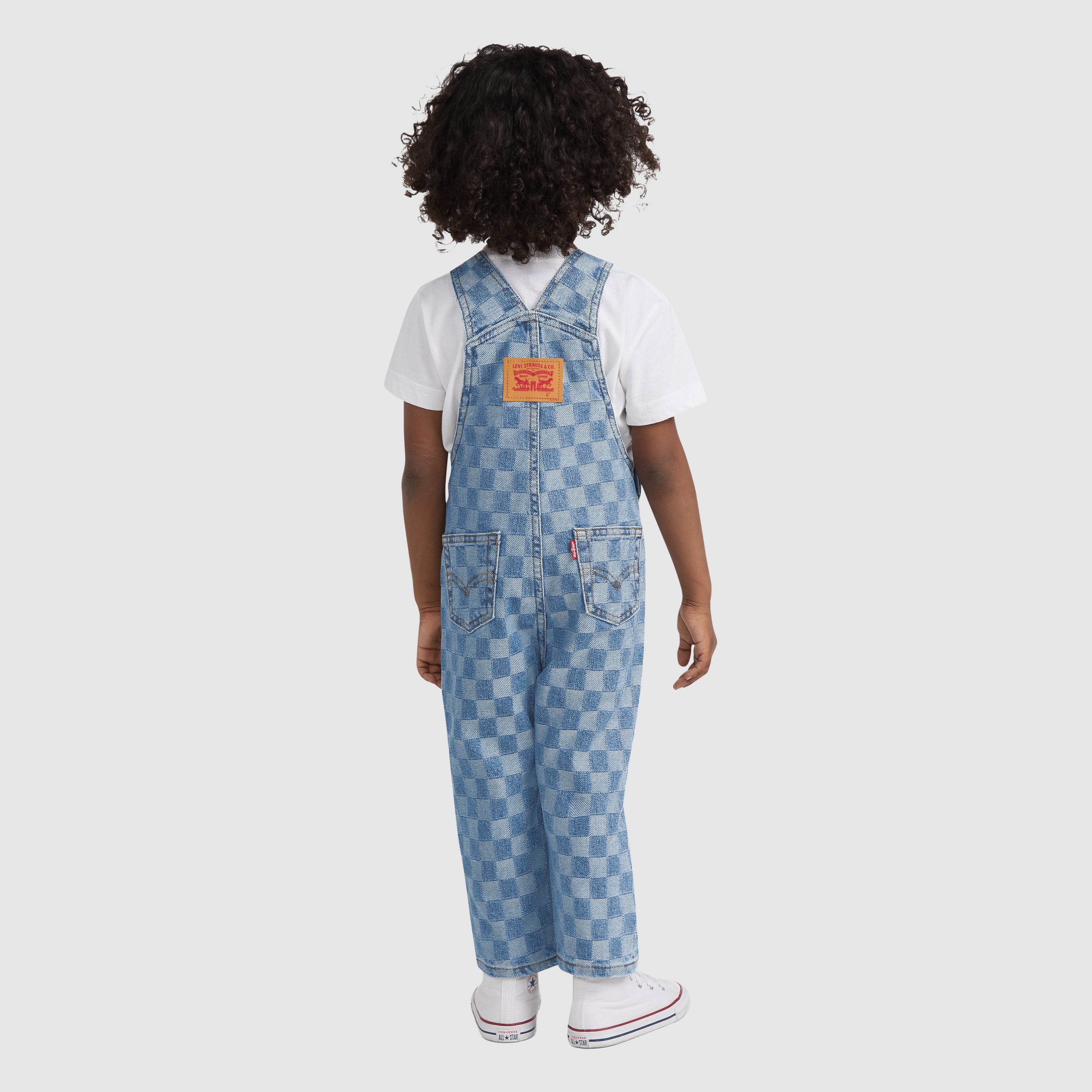 Textured Denim Overall Toddler Boys 2T-4T 3