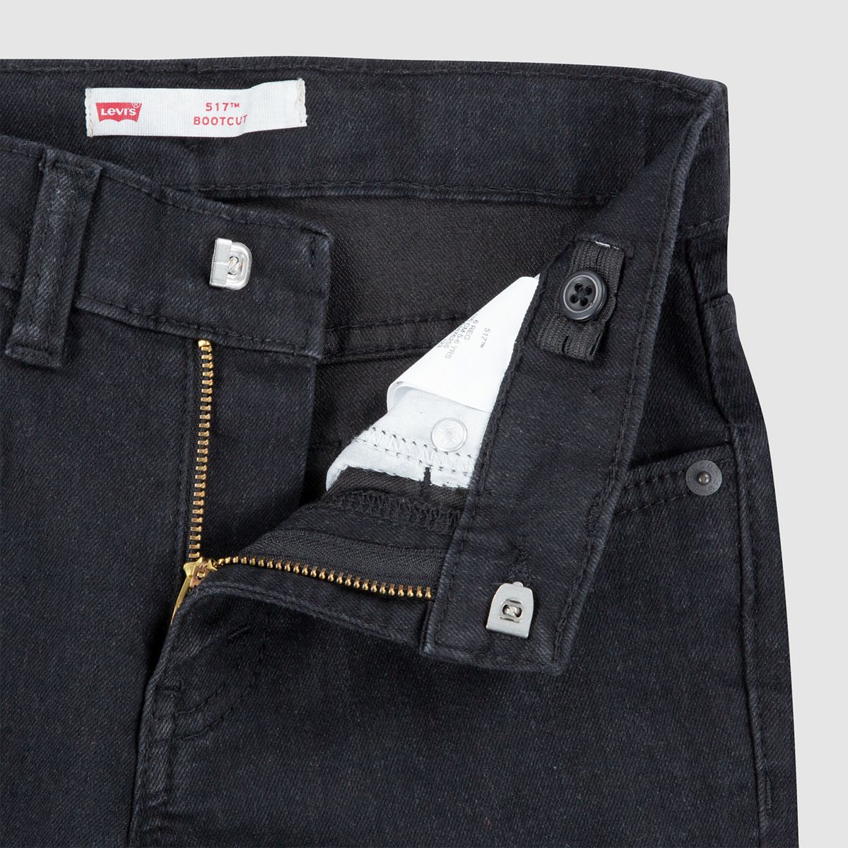 517™ Bootcut Jeans Little Boys 4-7x — Black Stretch