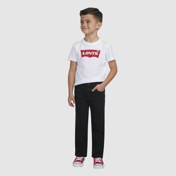 517™ Bootcut Jeans Little Boys 4-7x — Black Stretch
