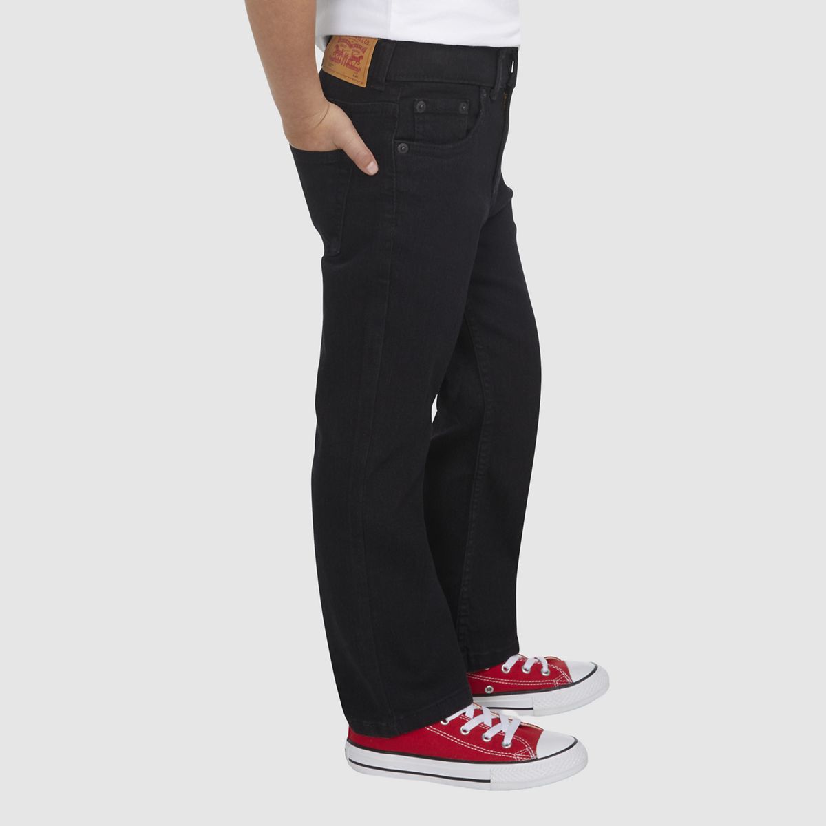 517™ Bootcut Jeans Little Boys 4-7x — Black Stretch
