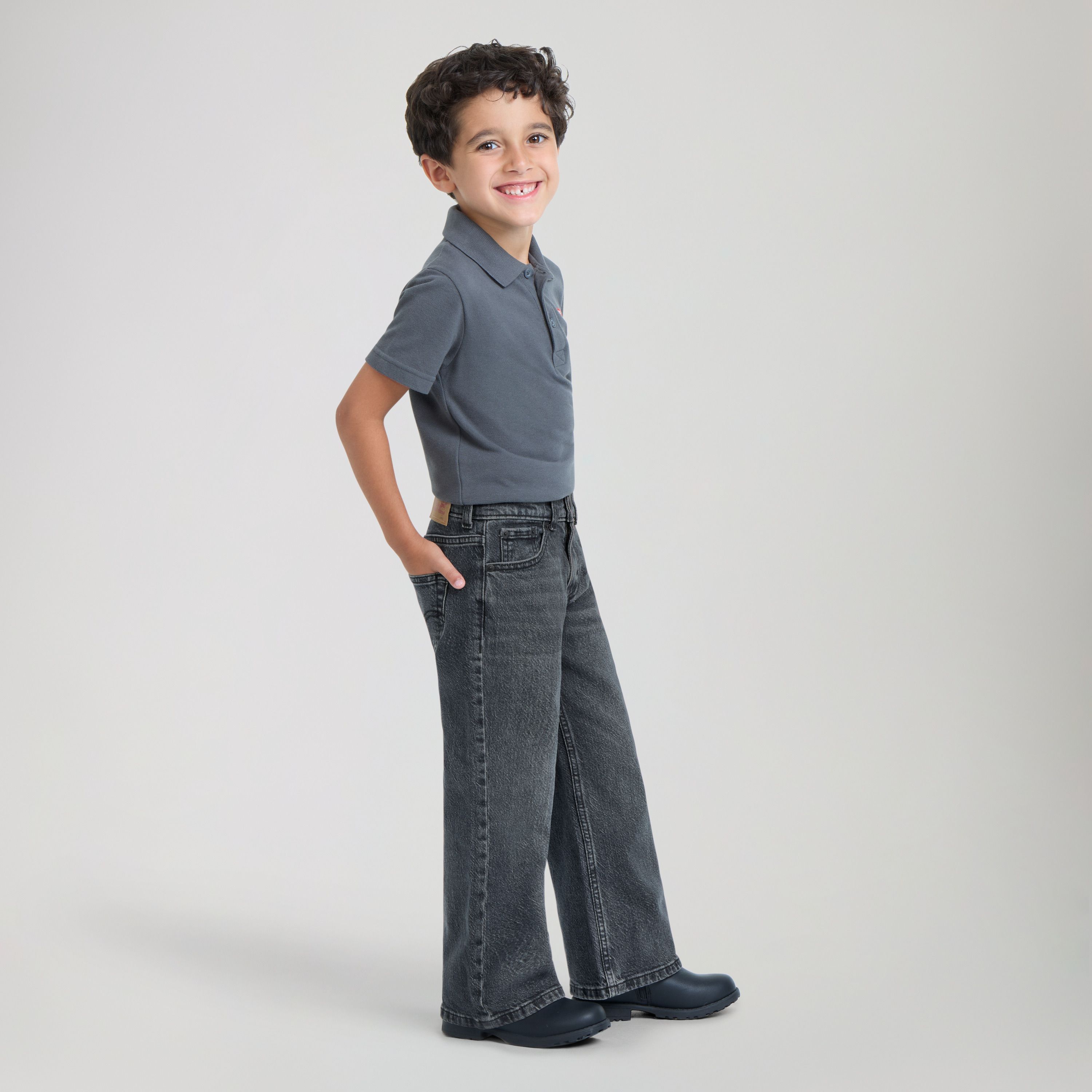 Relaxed Bootcut Jeans Little Boys 4-7 3