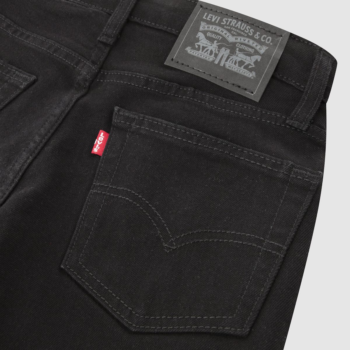510™ Skinny Fit Big Boys 365 Performance Jeans 8-20 — Black Stretch