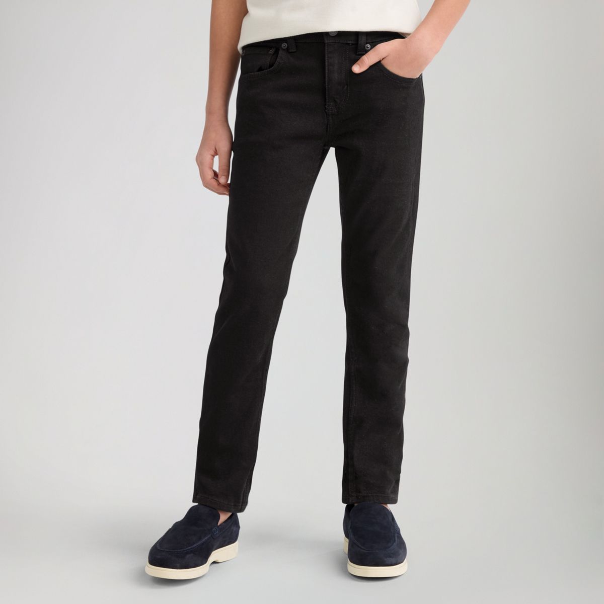 510™ Skinny Fit Big Boys 365 Performance Jeans 8-20 — Black Stretch