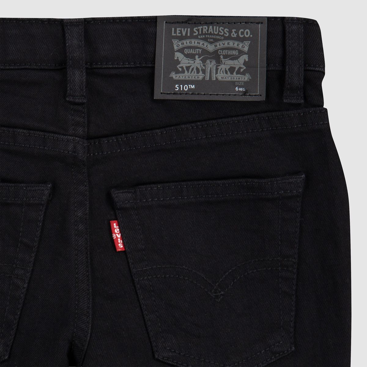 510™ Skinny Fit Everyday Performance Little Boys Jeans 4-7X — Black Stretch