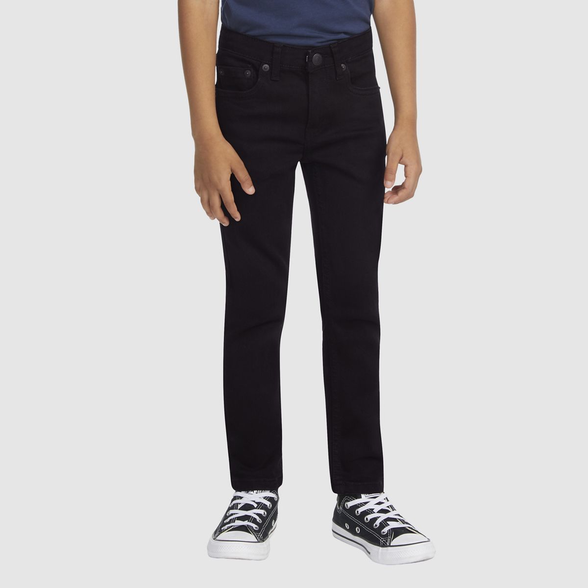 510™ Skinny Fit Everyday Performance Little Boys Jeans 4-7X — Black Stretch