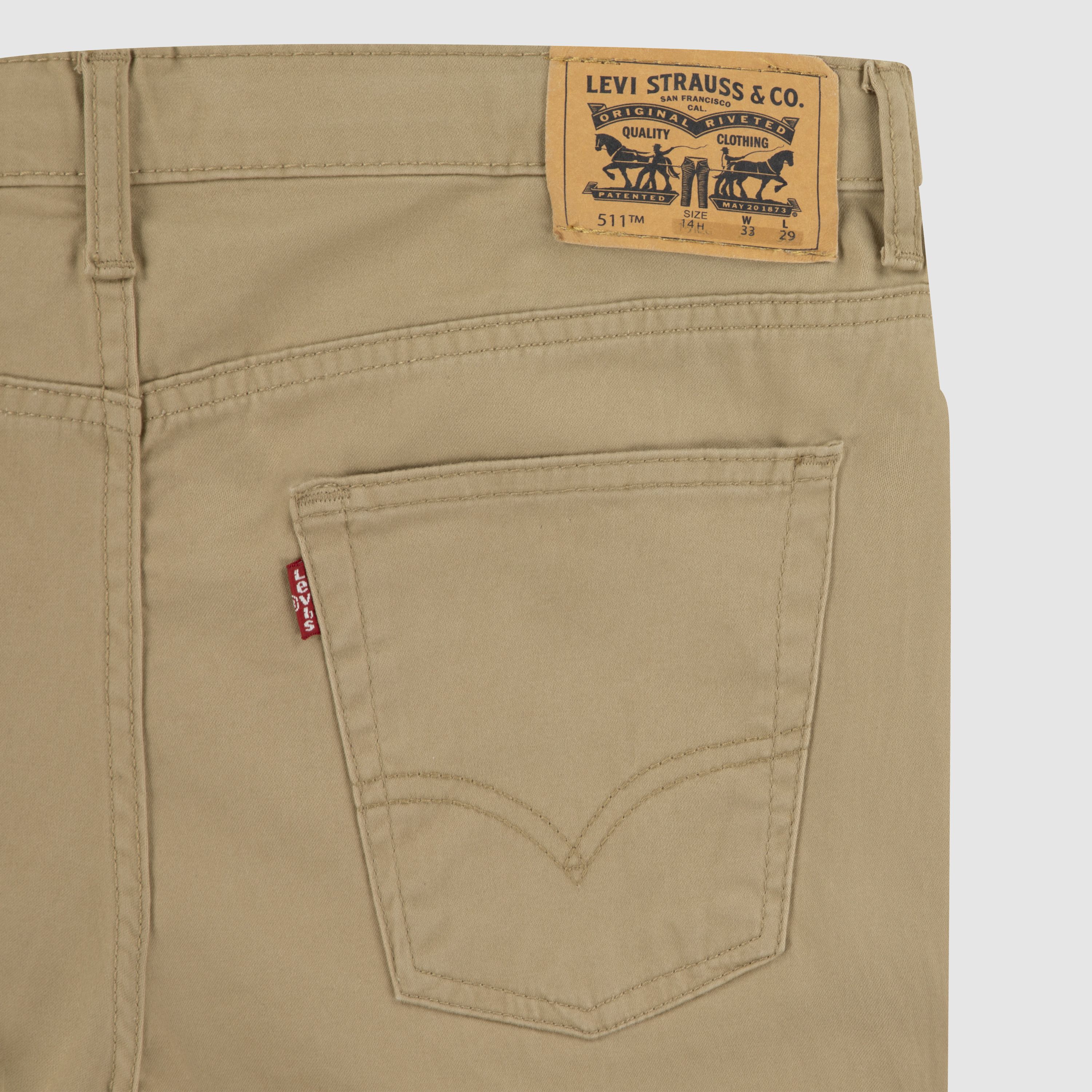 511™ Slim Fit Brushed Sueded Big Boys Pants 8-20 8