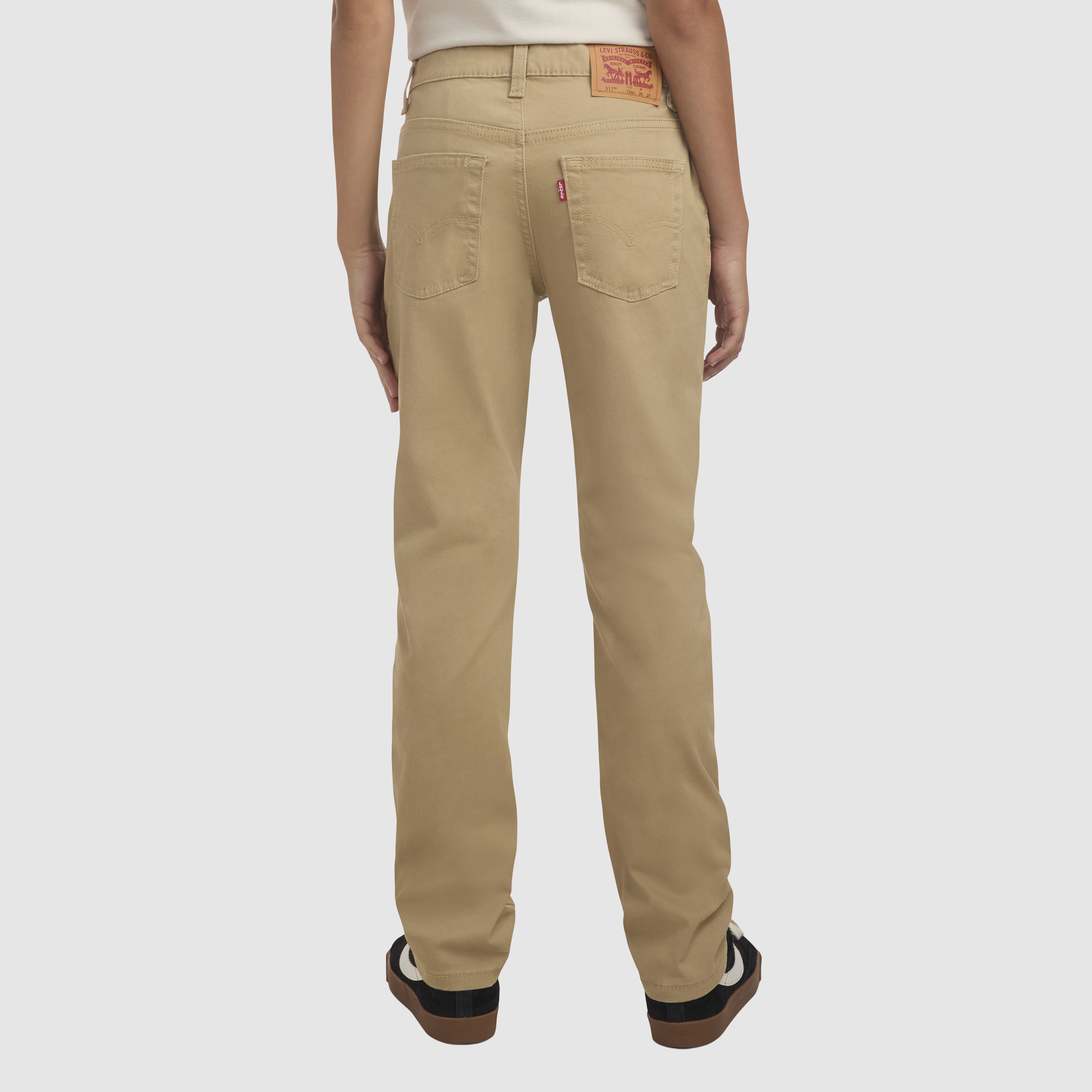 511™ Slim Fit Brushed Sueded Big Boys Pants 8-20 4
