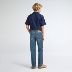 511™ Slim Fit Eco Performance Jeans Big Boys 8-20 — Well Worn - Medium Wash 3